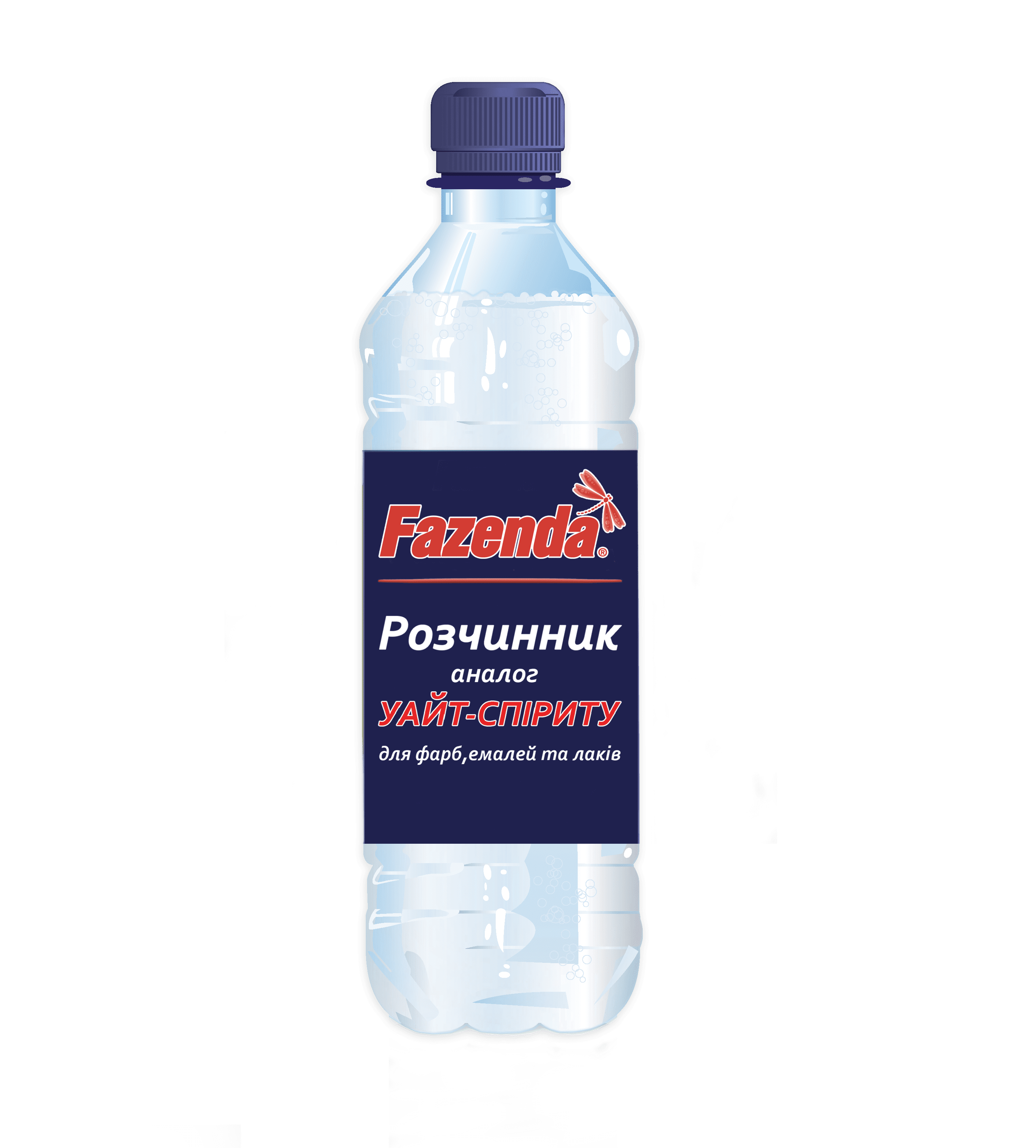 Розчинник/ан уайт-спіриту для фарб, емалей та лаків, ТМ "FAZENDA", 0,4 л